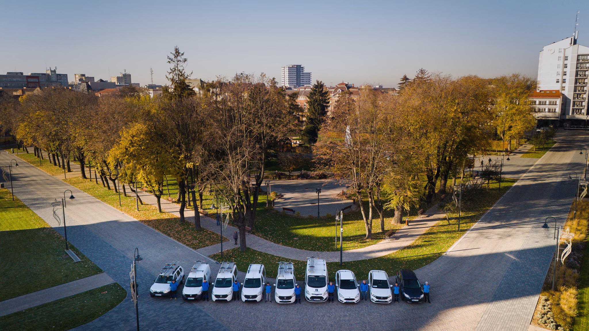 Aerial photography Satu Mare Romania by AK Visuals